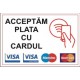 Plata cu card